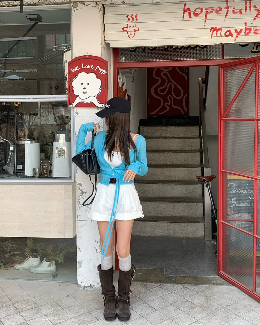 REVE CITE-L韓國東大門直郵女士新品時尚推薦短褲不含腰帶REVE CITE-L短褲