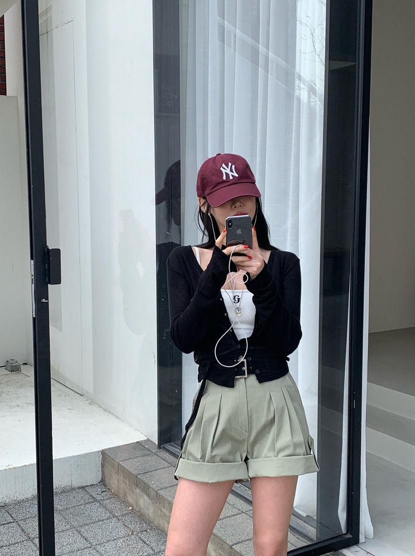 REVE CITE-L韓國東大門直郵女士新品時尚推薦短褲不含腰帶REVE CITE-L短褲