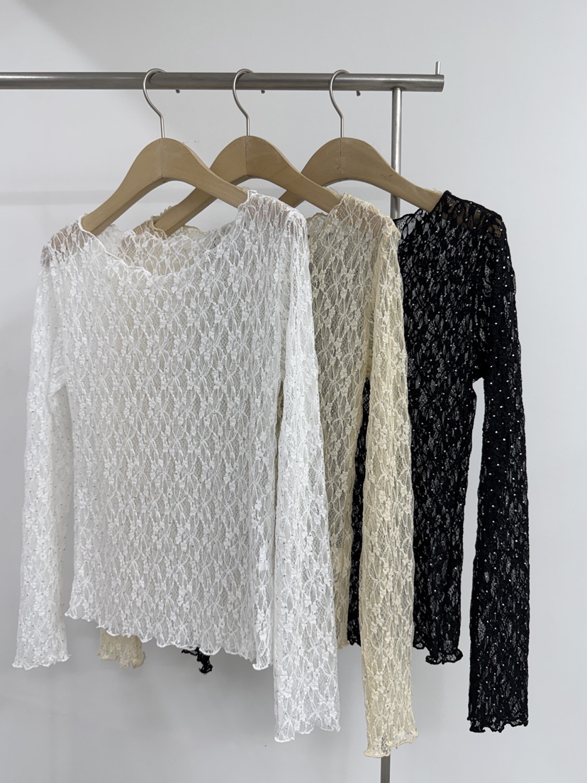 YIKHO STYLE韓國代購女裝新款推薦職業熱賣休閑人氣長袖T恤YIKHO STYLE長袖T恤