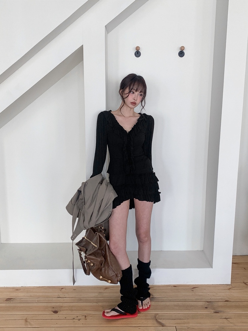 VERANDA韓國代購女裝新品職業時尚26春夏推薦人氣熱賣短裙VERANDA短裙