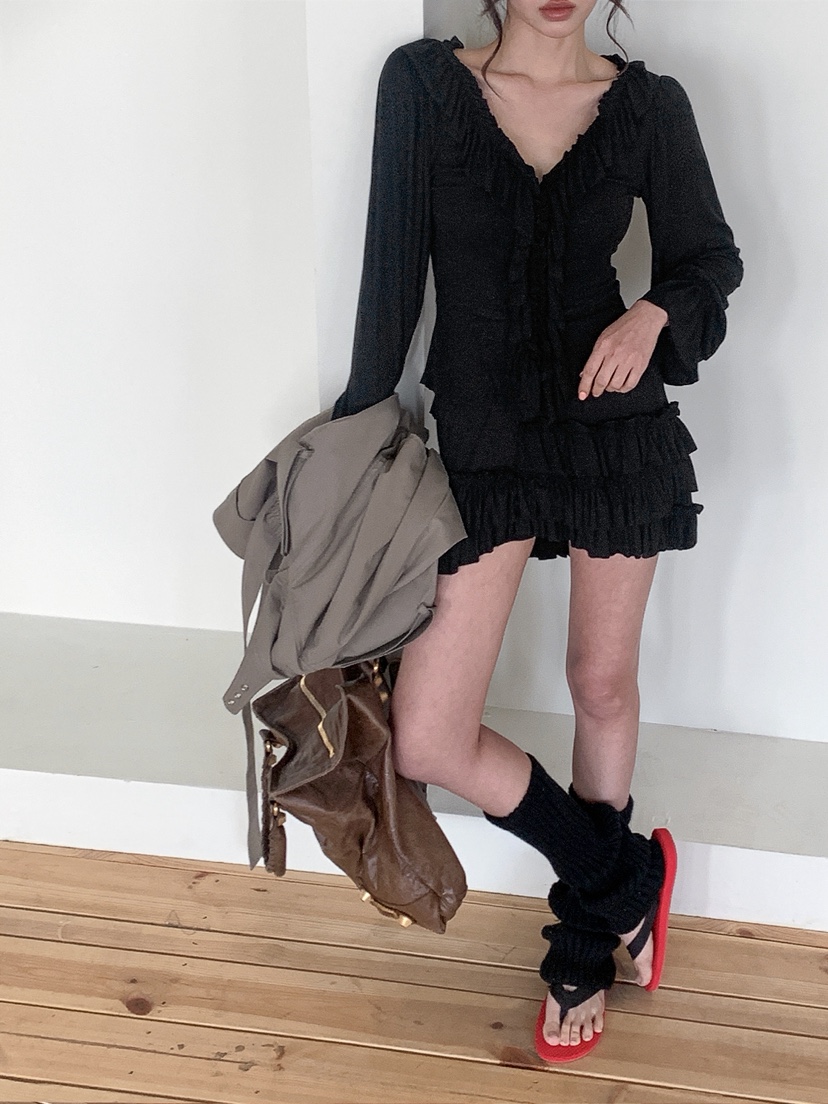 VERANDA韓國代購女裝新品職業時尚26春夏推薦人氣熱賣短裙VERANDA短裙