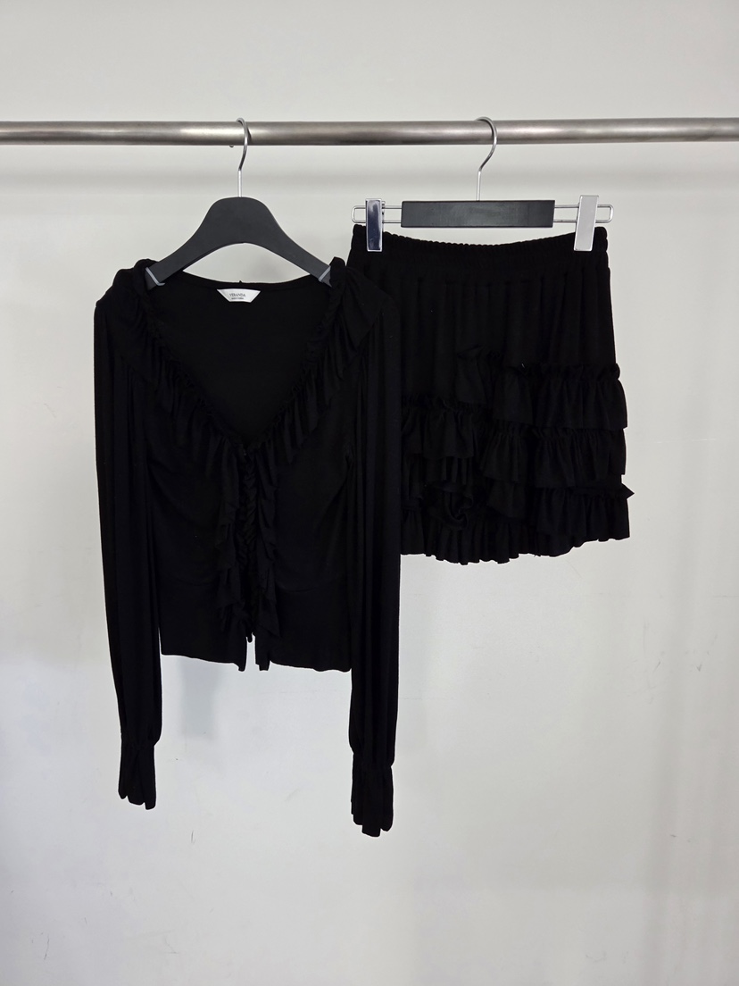 VERANDA韓國代購女裝新品職業時尚26春夏推薦人氣熱賣短裙VERANDA短裙