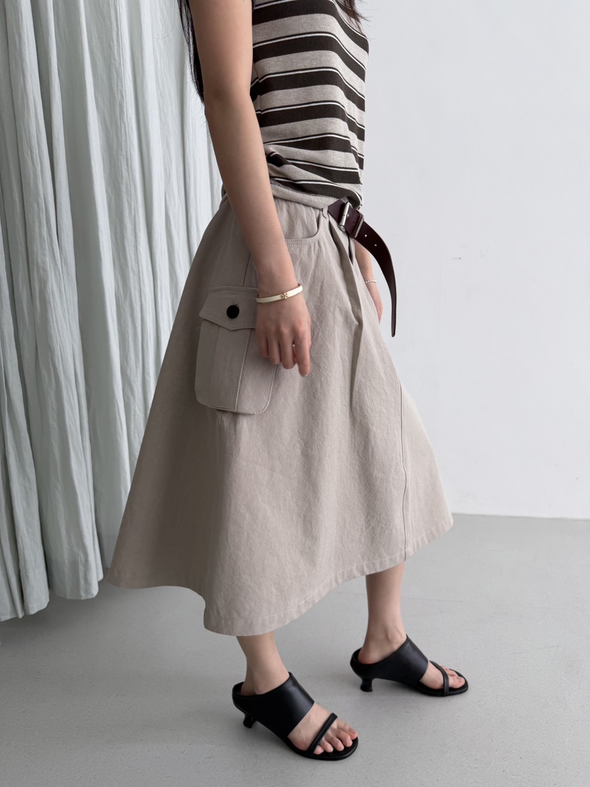 MINIMUZE韓國直郵女裝新款26春夏職業熱賣時尚半身裙中短裙MINIMUZE半身裙/中短裙