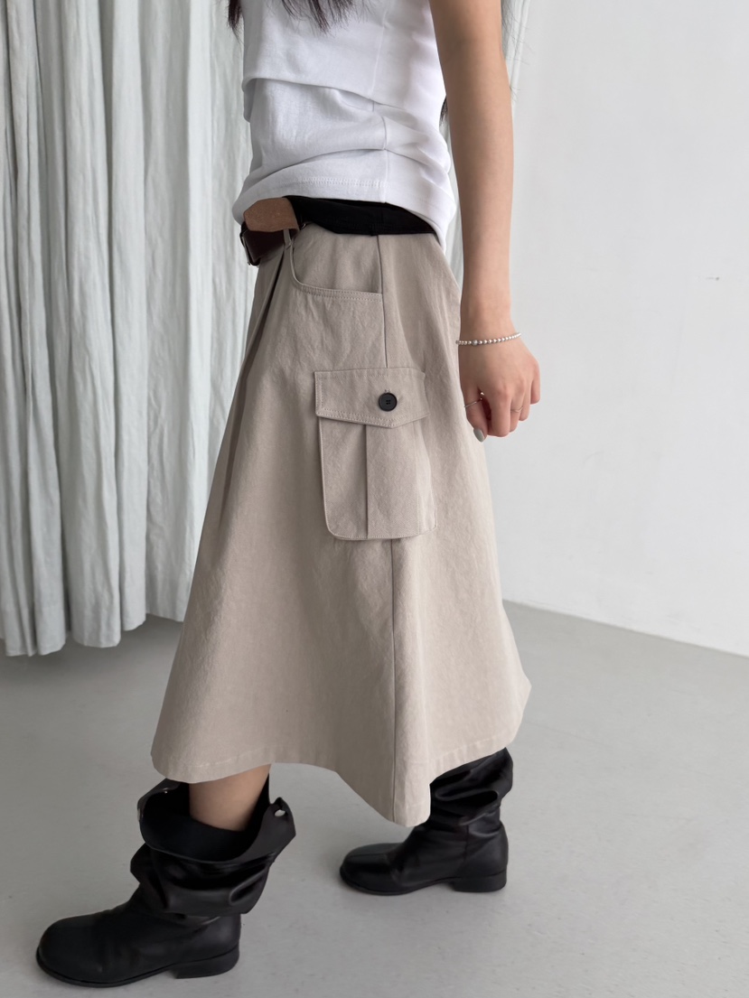 MINIMUZE韓國直郵女裝新款26春夏職業熱賣時尚半身裙中短裙MINIMUZE半身裙/中短裙