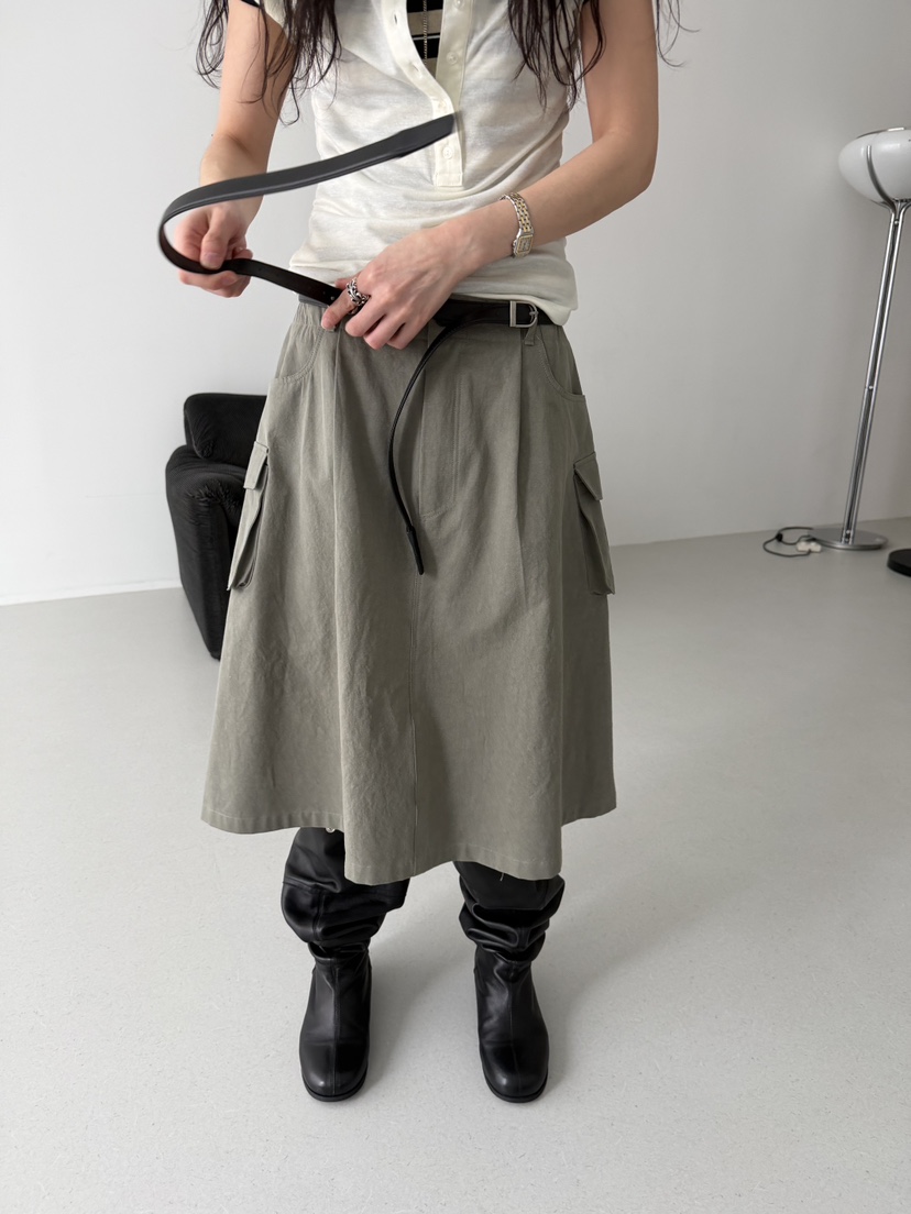 MINIMUZE韓國直郵女裝新款26春夏職業熱賣時尚半身裙中短裙MINIMUZE半身裙/中短裙