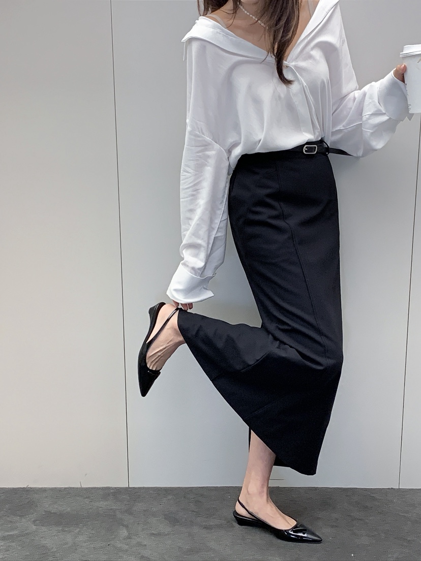 VERANDA韓國代購女士新款人氣時尚職業熱賣休閑長裙不含腰帶VERANDA長裙