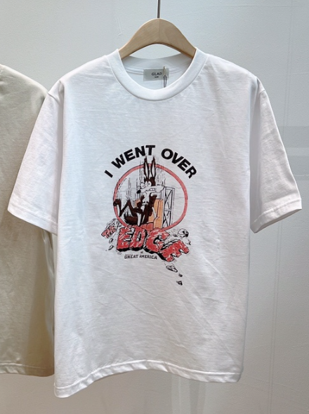 GLAD SOME韓國東大門直郵女士新款推薦熱賣人氣休閑時尚T恤GLAD SOMET恤圖色2