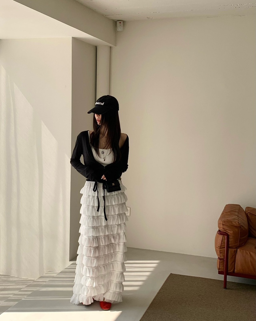 REVE CITE-L韓國直郵實拍女裝新款人氣長袖T恤不含內搭含腰帶開衫REVE CITE-L長袖T恤