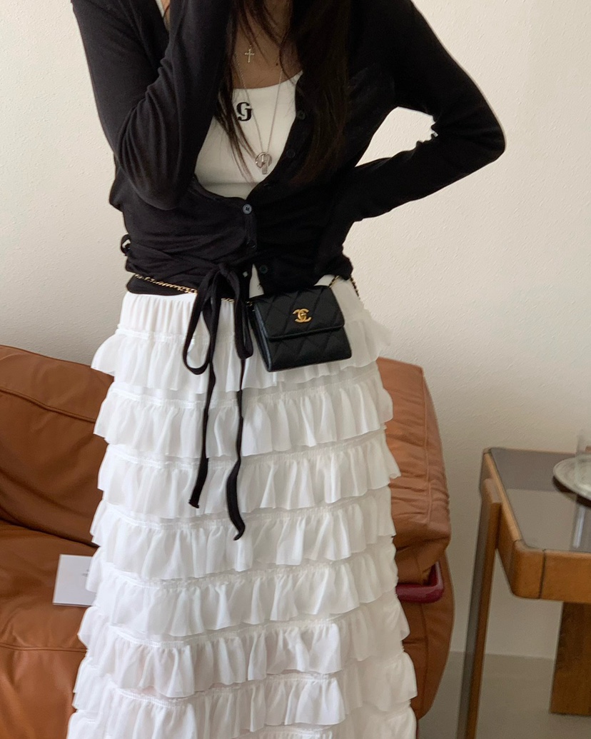 REVE CITE-L韓國直郵實拍女裝新款人氣長袖T恤不含內搭含腰帶開衫REVE CITE-L長袖T恤