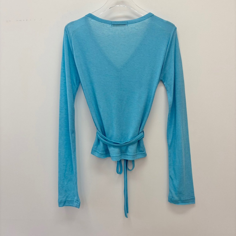 REVE CITE-L韓國直郵實拍女裝新款人氣長袖T恤不含內搭含腰帶開衫REVE CITE-L長袖T恤