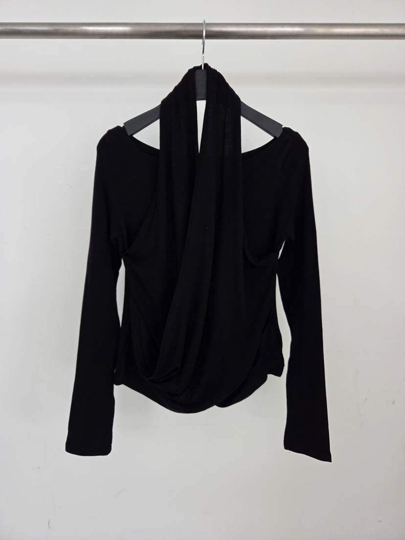 VERANDA韓國直郵女士新品時尚休閑26春夏職業長袖T恤假兩件VERANDA長袖T恤圖色2