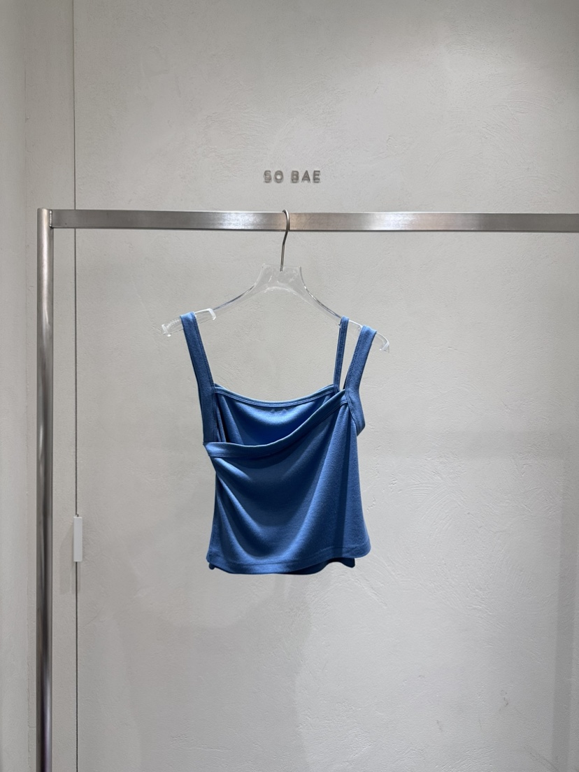 SO BAE韓國直郵實拍女士新品26春夏熱賣休閑吊帶背心不對稱SO BAE吊帶/背心圖色3