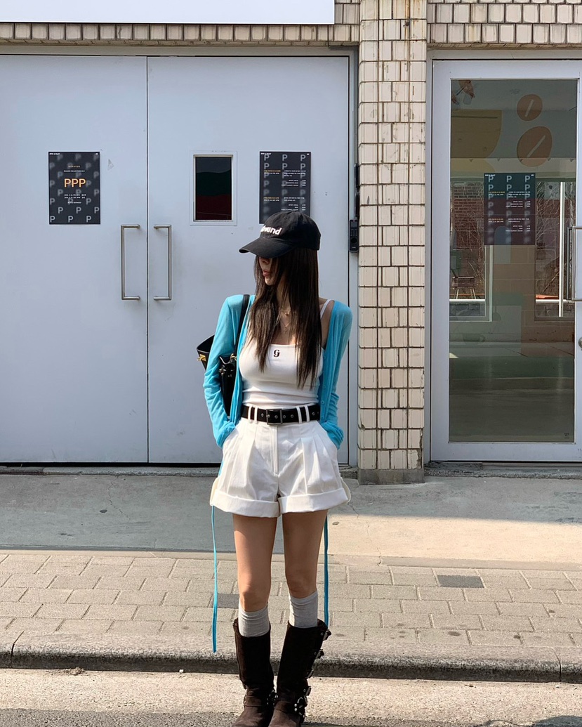 REVE CITE-L韓國代購女裝新品推薦人氣休閑腰帶腰帶麂皮REVE CITE-L腰帶