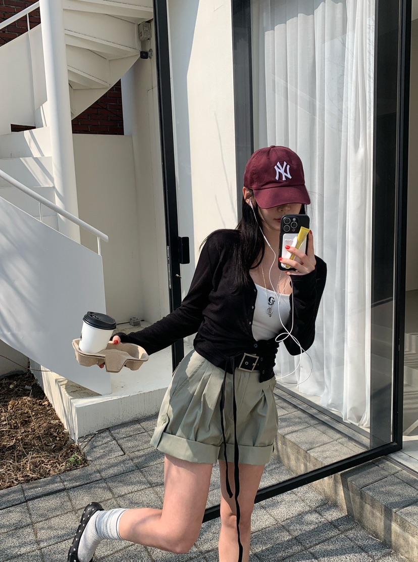 REVE CITE-L韓國代購女裝新品推薦人氣休閑腰帶腰帶麂皮REVE CITE-L腰帶