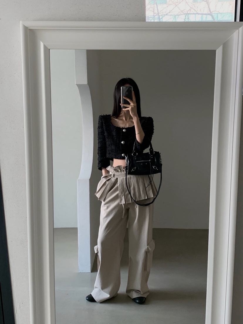 VERANDA韓國代購女裝新品26春夏時尚休閑推薦熱賣裙褲褶裥VERANDA裙褲