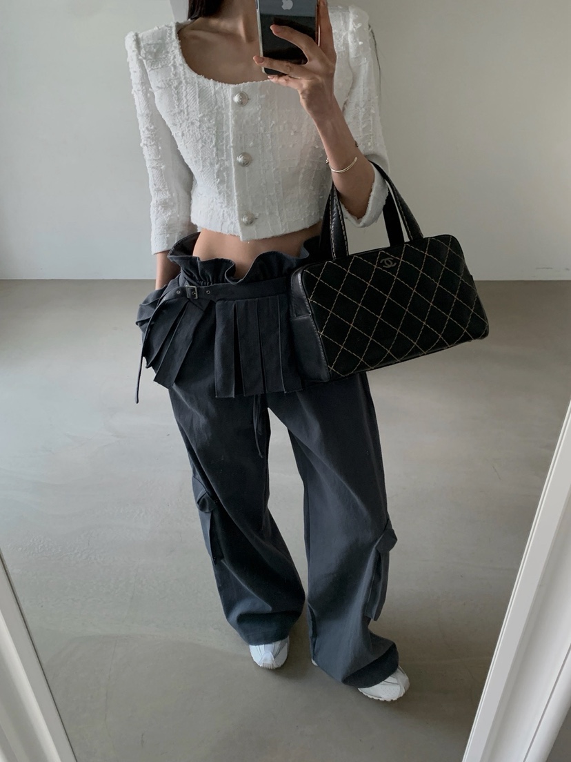 VERANDA韓國代購女裝新品26春夏時尚休閑推薦熱賣裙褲褶裥VERANDA裙褲