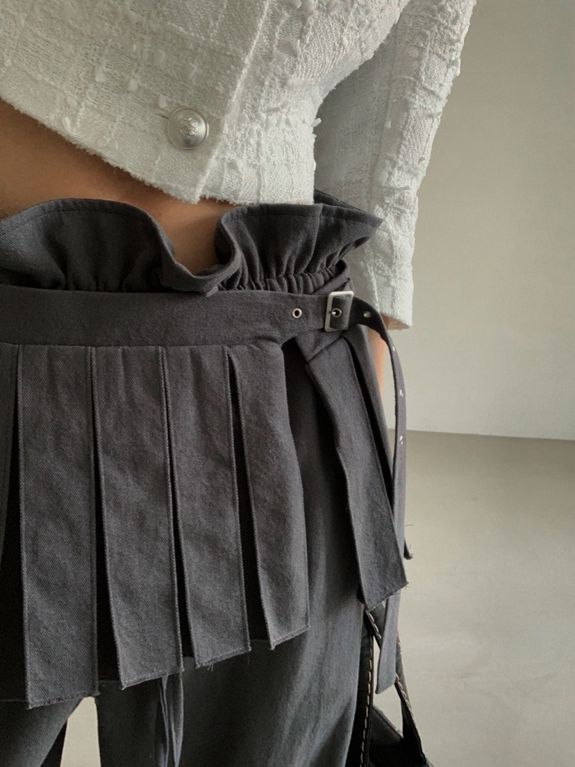 VERANDA韓國代購女裝新品26春夏時尚休閑推薦熱賣裙褲褶裥VERANDA裙褲