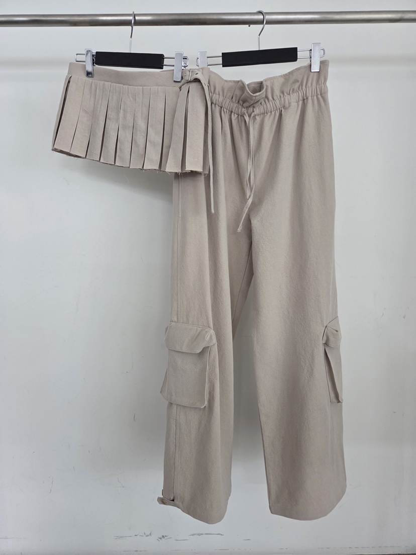 VERANDA韓國代購女裝新品26春夏時尚休閑推薦熱賣裙褲褶裥VERANDA裙褲圖色1