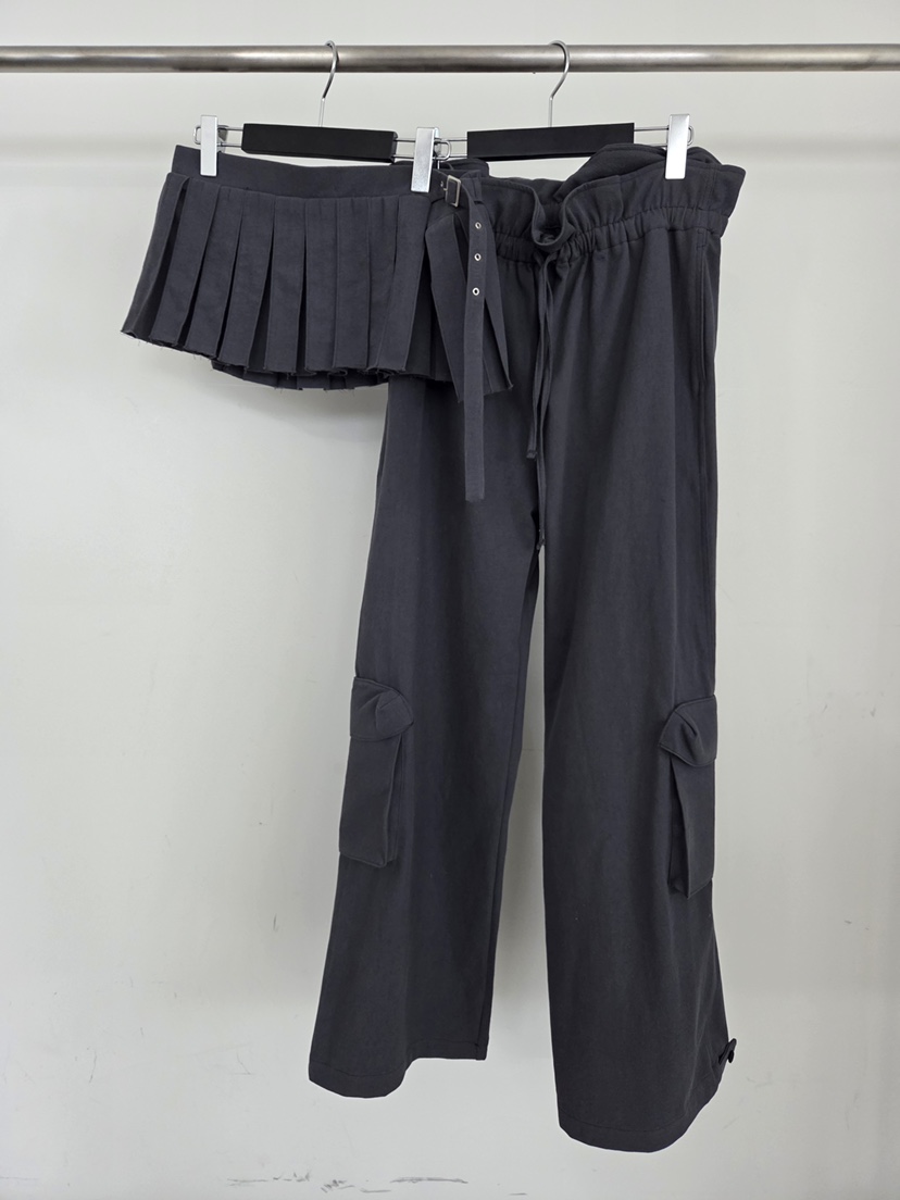 VERANDA韓國代購女裝新品26春夏時尚休閑推薦熱賣裙褲褶裥VERANDA裙褲圖色2