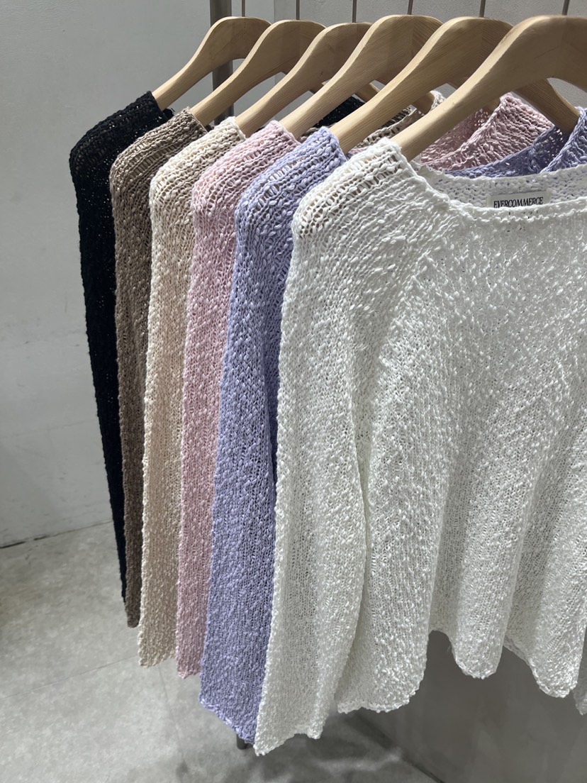EVERCOMMERCE METICULOUSLY DESIGNED韓國直郵實拍女士新款26春夏針織衫EVERCOMMERCE METICULOUSLY DESIGNED針織衫