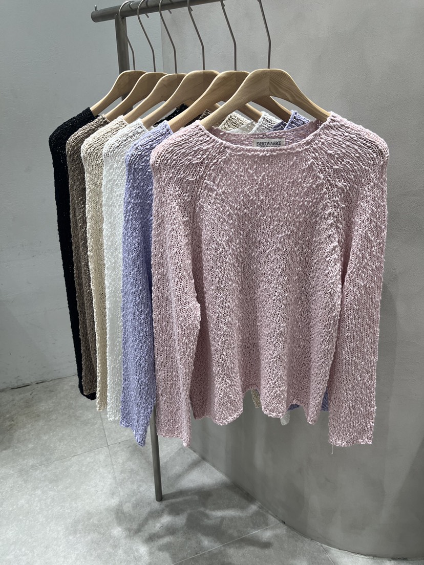 EVERCOMMERCE METICULOUSLY DESIGNED韓國直郵實拍女士新款26春夏針織衫EVERCOMMERCE METICULOUSLY DESIGNED針織衫