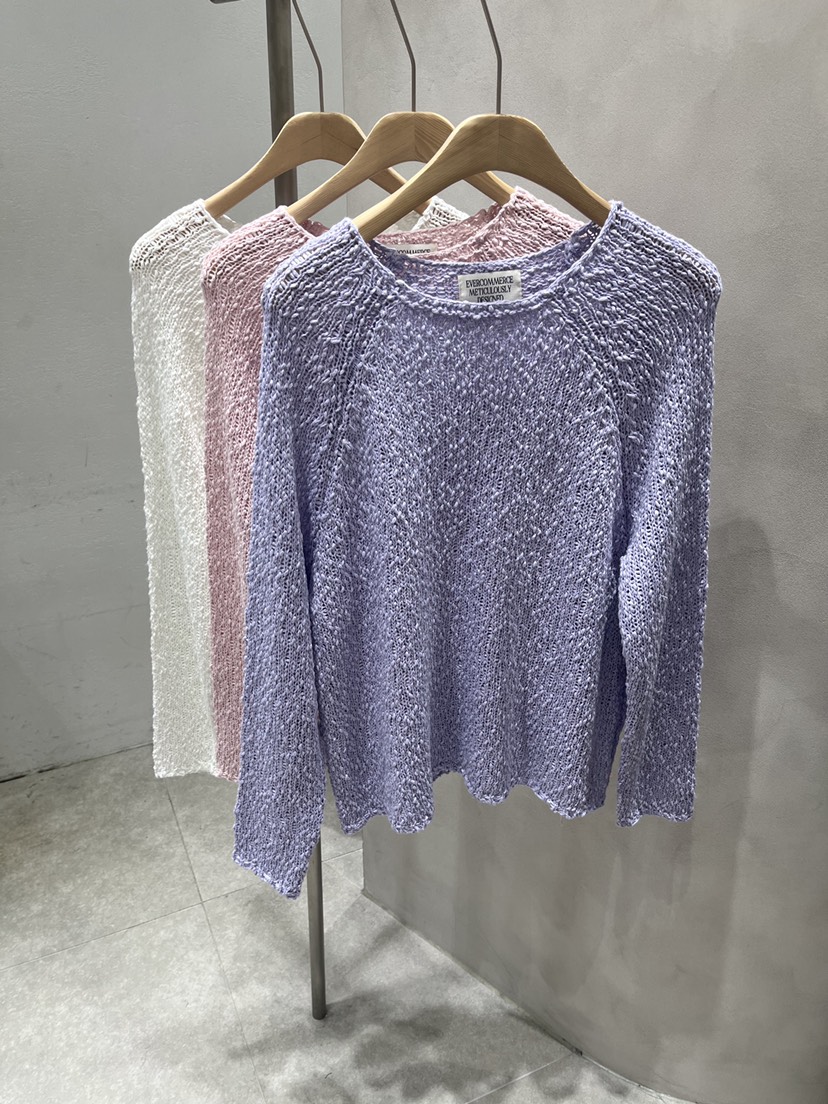 EVERCOMMERCE METICULOUSLY DESIGNED韓國直郵實拍女士新款26春夏針織衫EVERCOMMERCE METICULOUSLY DESIGNED針織衫