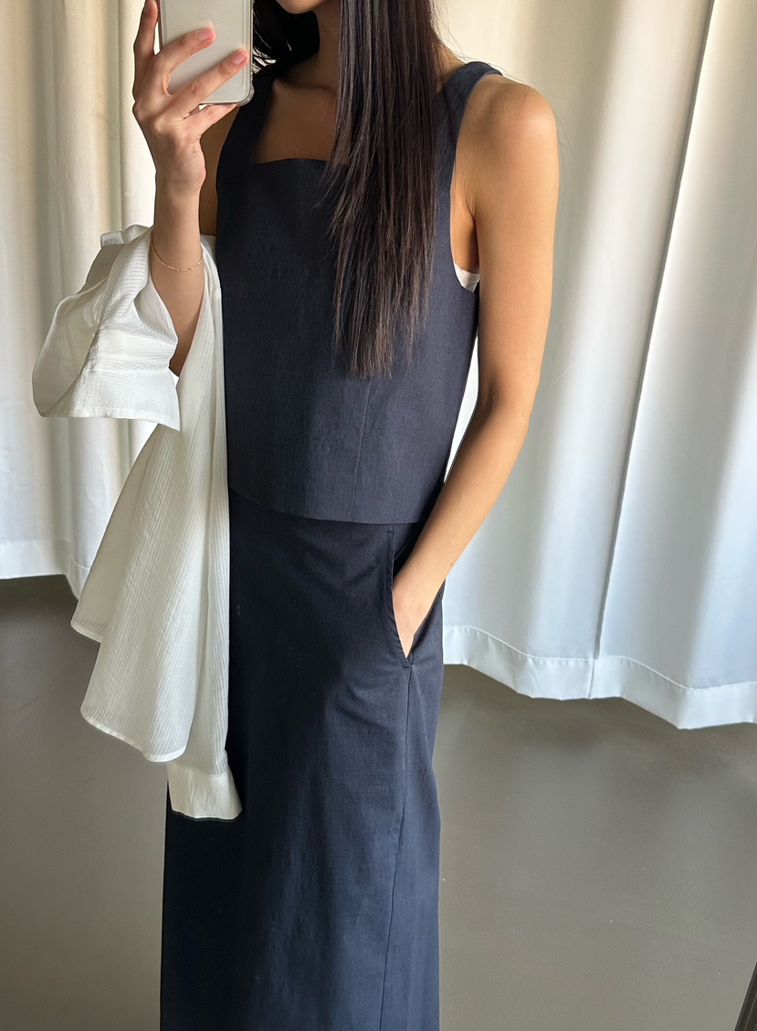 LE VASE韓國直郵女士新款26春夏熱賣人氣推薦休閑吊帶背心LE VASE吊帶/背心