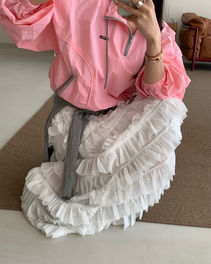 REVE CITE-L韓國東大門直郵女裝新品推薦26春夏長裙雪紡REVE CITE-L長裙