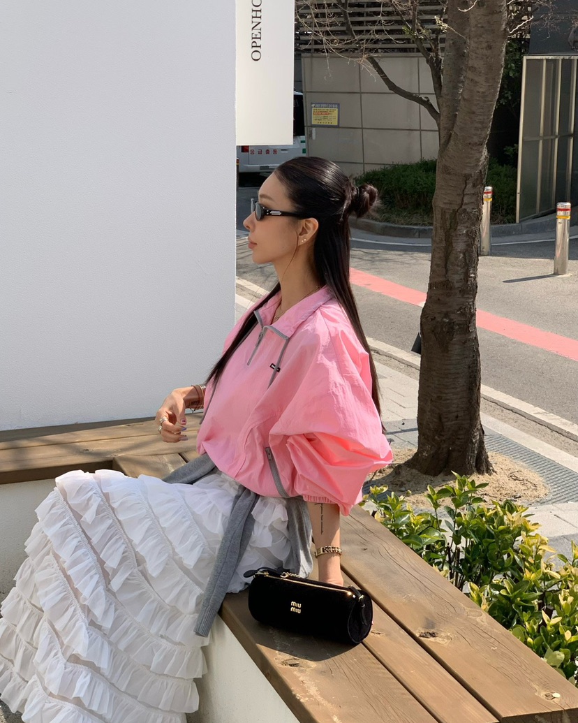 REVE CITE-L韓國東大門直郵女裝新品推薦26春夏長裙雪紡REVE CITE-L長裙