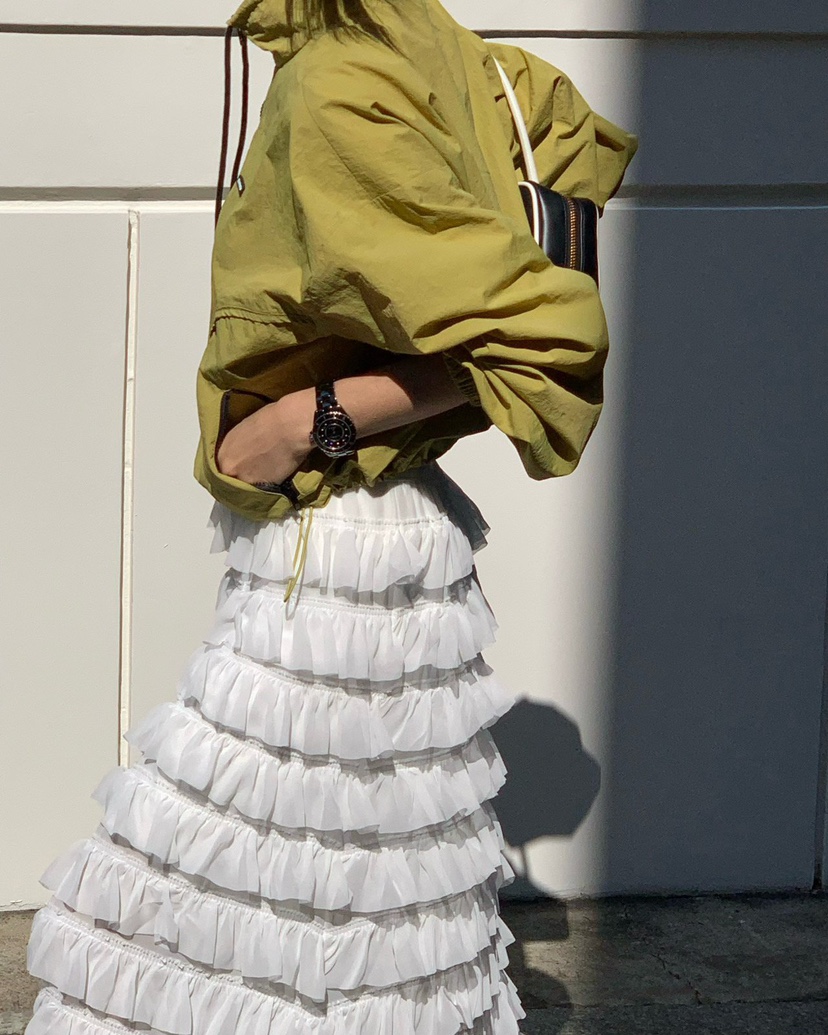 REVE CITE-L韓國東大門直郵女裝新品推薦26春夏長裙雪紡REVE CITE-L長裙