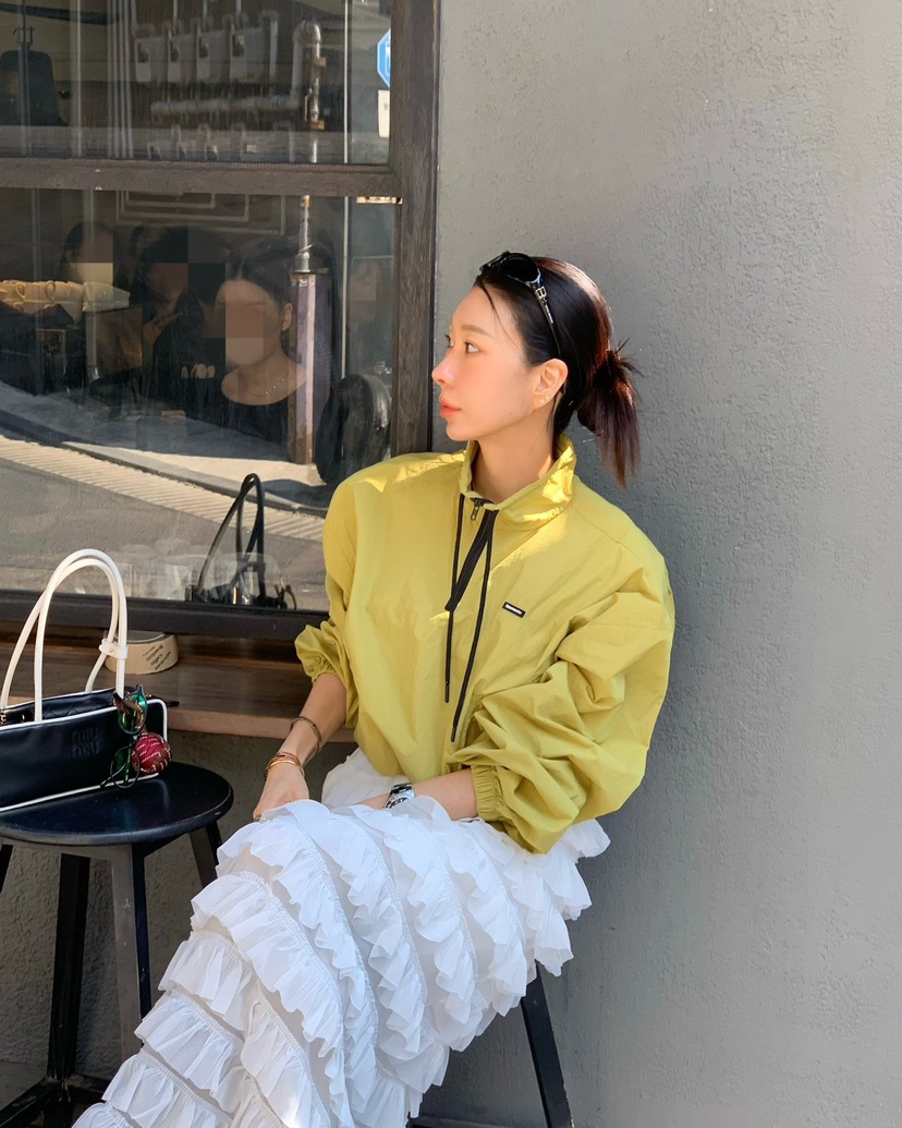 REVE CITE-L韓國東大門直郵女裝新品推薦26春夏長裙雪紡REVE CITE-L長裙