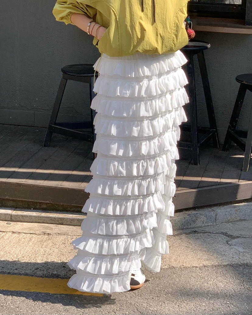 REVE CITE-L韓國東大門直郵女裝新品推薦26春夏長裙雪紡REVE CITE-L長裙圖色1