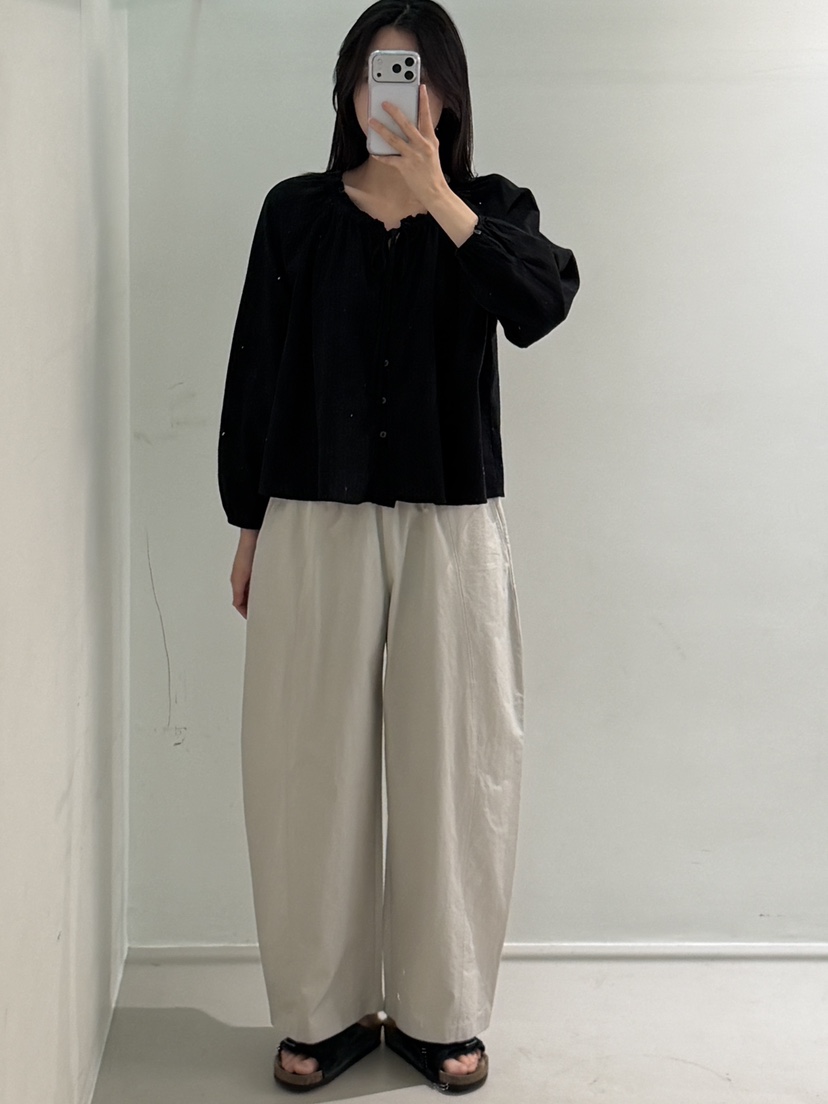 PEPPER-L韓國東大門代購女裝新款熱賣26春夏職業襯衫蕾絲衫PEPPER襯衫/蕾絲衫