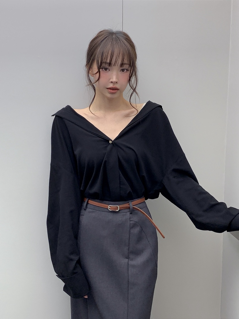 VERANDA韓國東大門代購女裝新款職業26春夏襯衫蕾絲衫天絲VERANDA襯衫/蕾絲衫