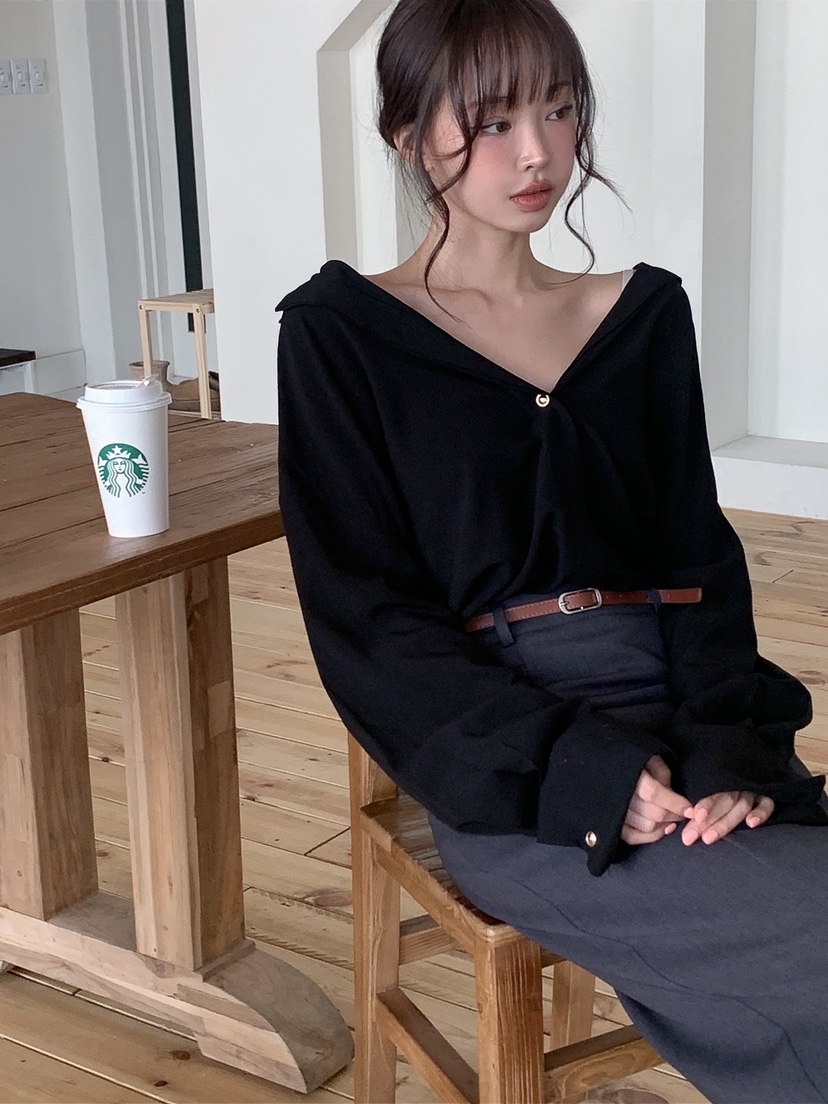 VERANDA韓國東大門代購女裝新款職業26春夏襯衫蕾絲衫天絲VERANDA襯衫/蕾絲衫