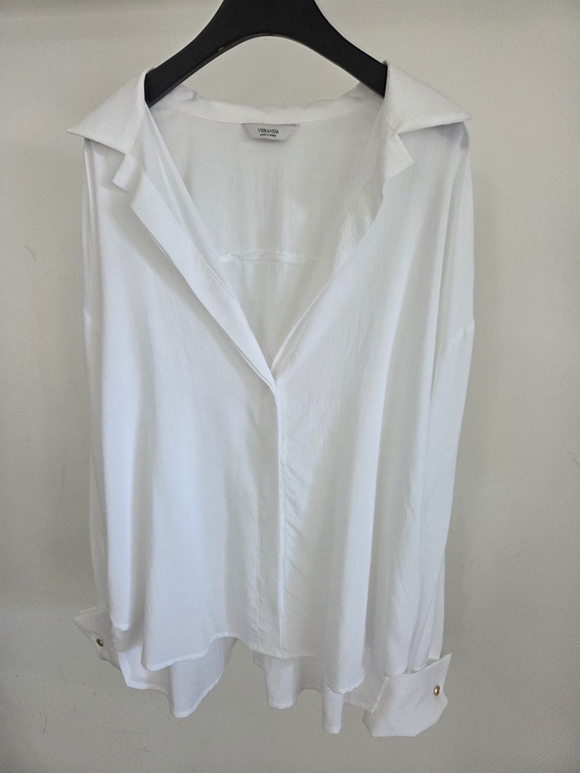 VERANDA韓國東大門代購女裝新款職業26春夏襯衫蕾絲衫天絲VERANDA襯衫/蕾絲衫