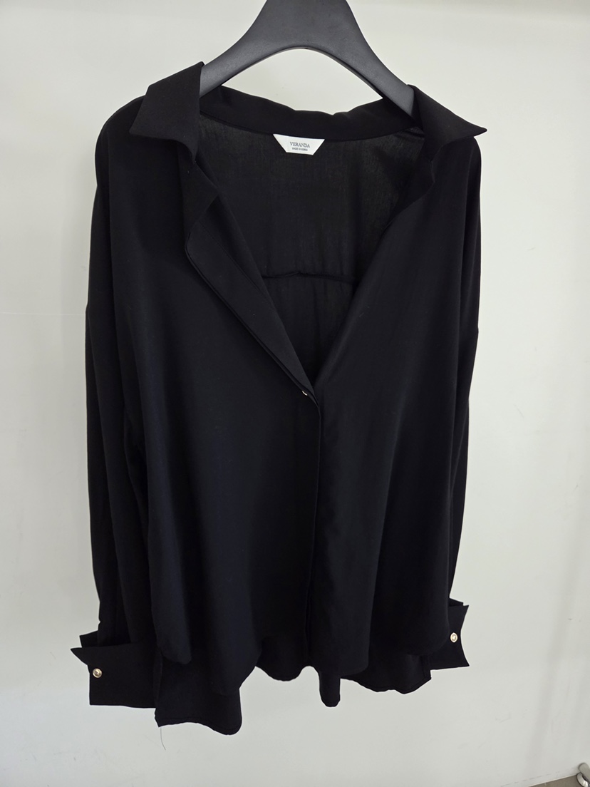 VERANDA韓國東大門代購女裝新款職業26春夏襯衫蕾絲衫天絲VERANDA襯衫/蕾絲衫