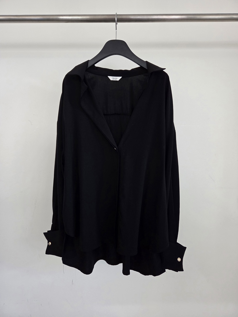 VERANDA韓國東大門代購女裝新款職業26春夏襯衫蕾絲衫天絲VERANDA襯衫/蕾絲衫圖色2