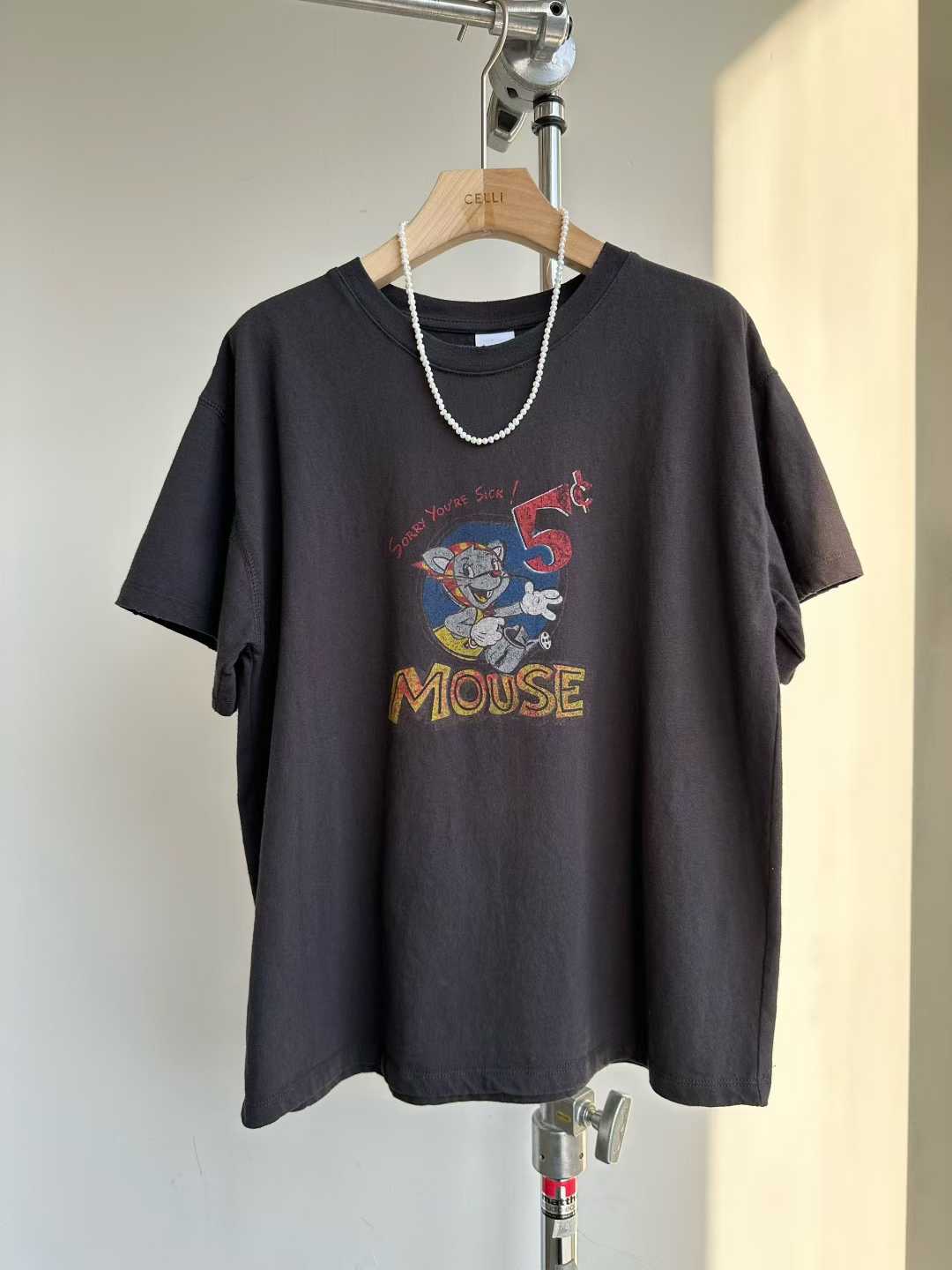 CELLI韓國東大門直郵女裝新款時尚26春夏人氣推薦熱賣T恤CELLIT恤圖色1