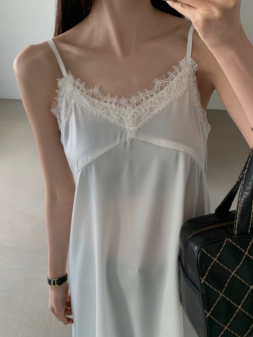 VERANDA韓國東大門代購女士新品時尚休閑26春夏連衣裙蕾絲VERANDA連衣裙