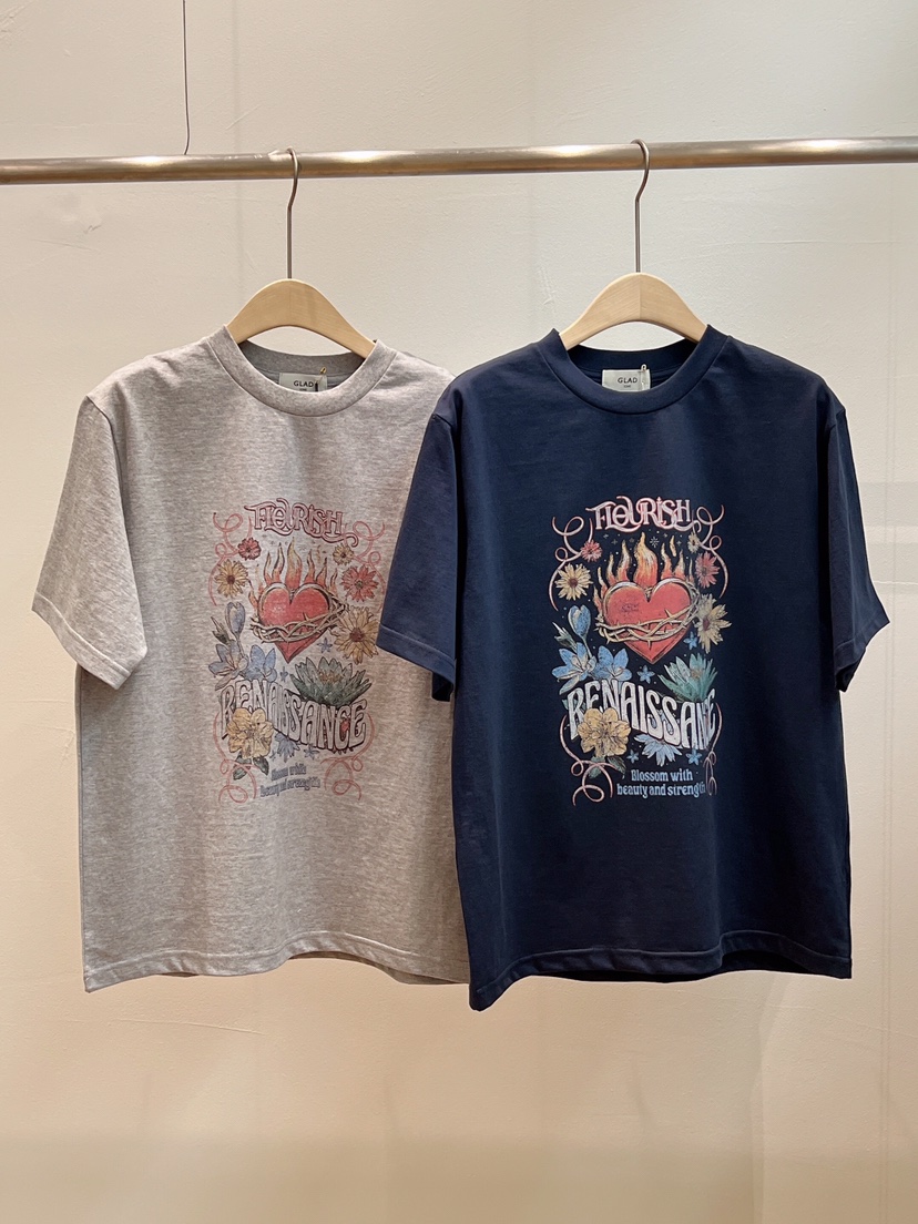 GLAD SOME韓國代購女士新品26春夏職業休閑推薦時尚熱賣T恤GLAD SOMET恤