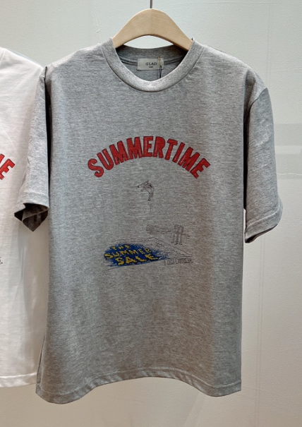 GLAD SOME韓國直郵女士新款人氣推薦熱賣職業休閑26春夏T恤GLAD SOMET恤圖色2