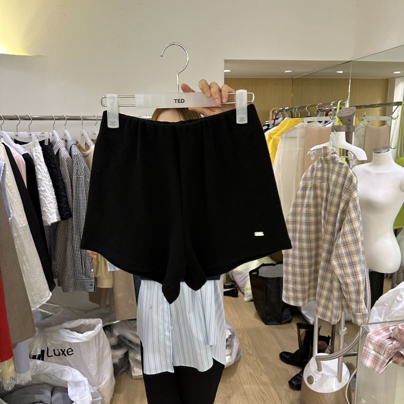 TED韓國直郵實拍女士新品時尚人氣26春夏推薦熱賣短褲華夫格TED短褲圖色5