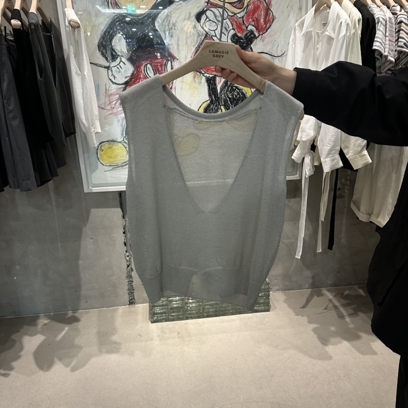 LAMAGIEPIE/LAMAGIE GREY韓國直郵女裝新品職業吊帶背心LAMAGIEPIE/LAMAGIE GREY吊帶/背心圖色2