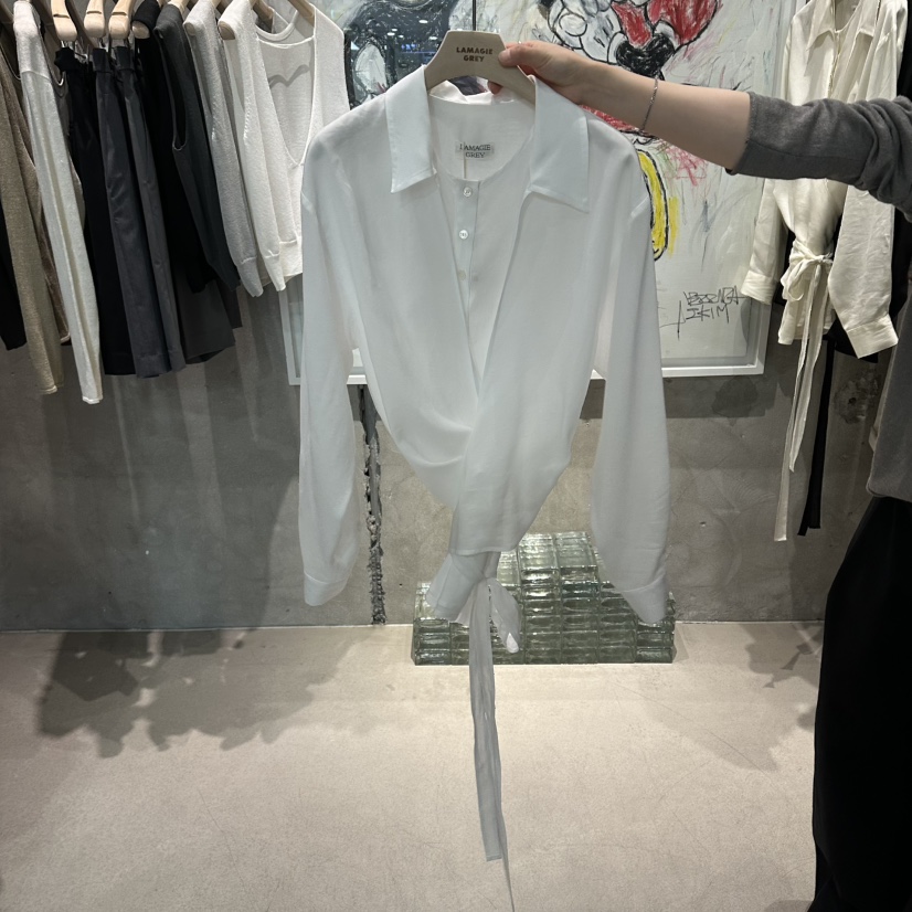 LAMAGIEPIE/LAMAGIE GREY韓國直郵女士新品休閑襯衫蕾絲衫LAMAGIEPIE/LAMAGIE GREY襯衫/蕾絲衫圖色1