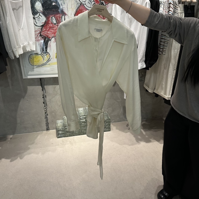 LAMAGIEPIE/LAMAGIE GREY韓國直郵女士新品休閑襯衫蕾絲衫LAMAGIEPIE/LAMAGIE GREY襯衫/蕾絲衫圖色2