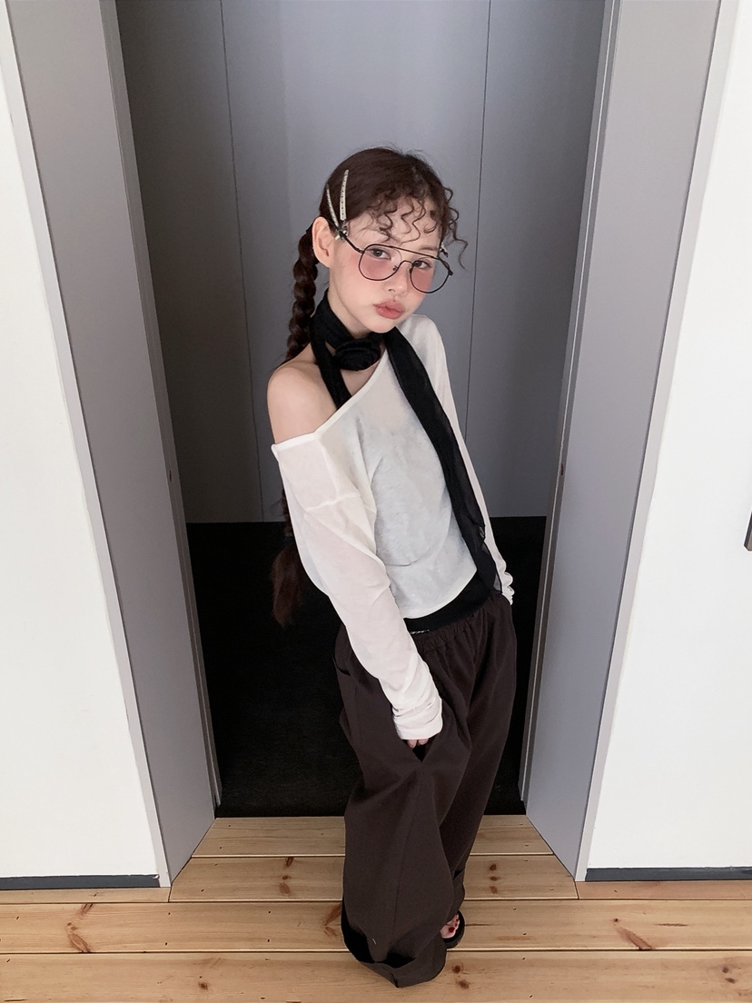 I MFACT東大門直郵女裝新款熱賣推薦人氣長袖T恤不含內搭I MFACT長袖T恤