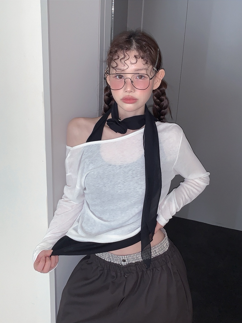 I MFACT東大門直郵女裝新款熱賣推薦人氣長袖T恤不含內搭I MFACT長袖T恤