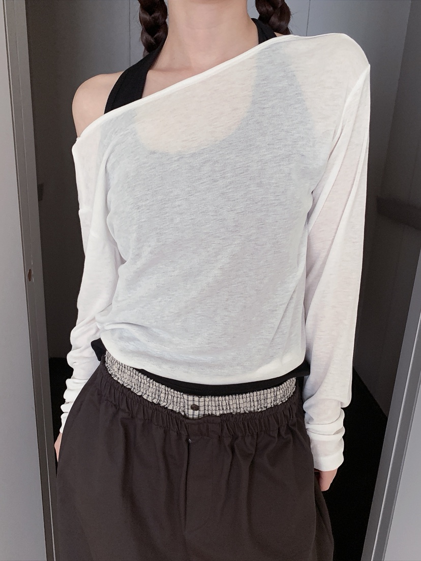 I MFACT東大門直郵女裝新款熱賣推薦人氣長袖T恤不含內搭I MFACT長袖T恤圖色1