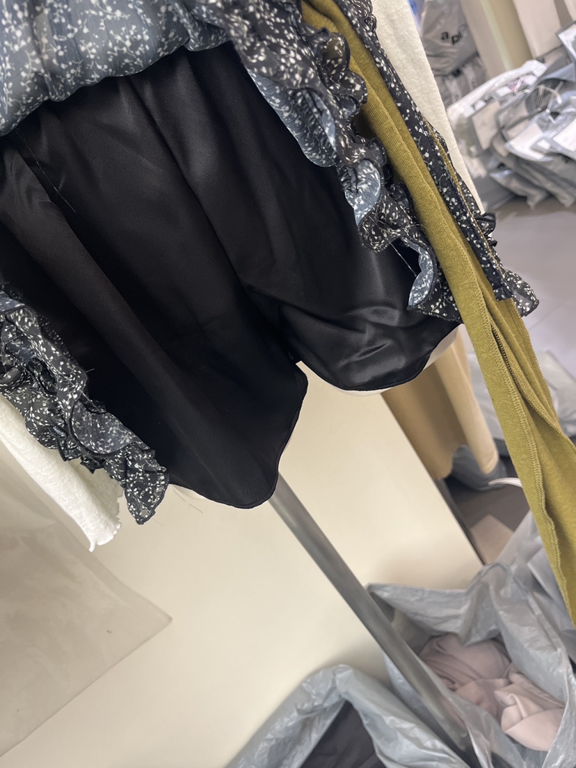 I MFACT東大門代購女士新款26春夏職業推薦休閑短裙雪紡I MFACT短裙